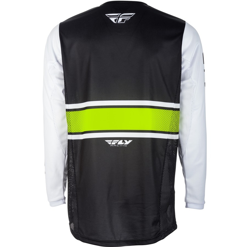 Motokrosový dres FLY Racing Kinetic ERA 2018 - USA bílo-černý