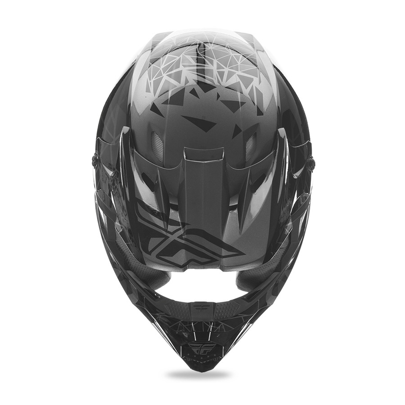 Motokrosová přilba FLY Racing Kinetic CRUX - USA černá výprodej