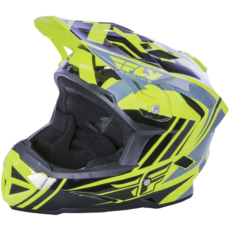 Motokrosová přilba FLY Racing DEFAULT - USA fluo žluto-černá