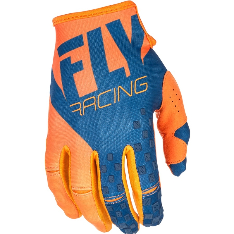 Motokrosové rukavice FLY Racing Kinetic 2018 - USA oranžovo-modré