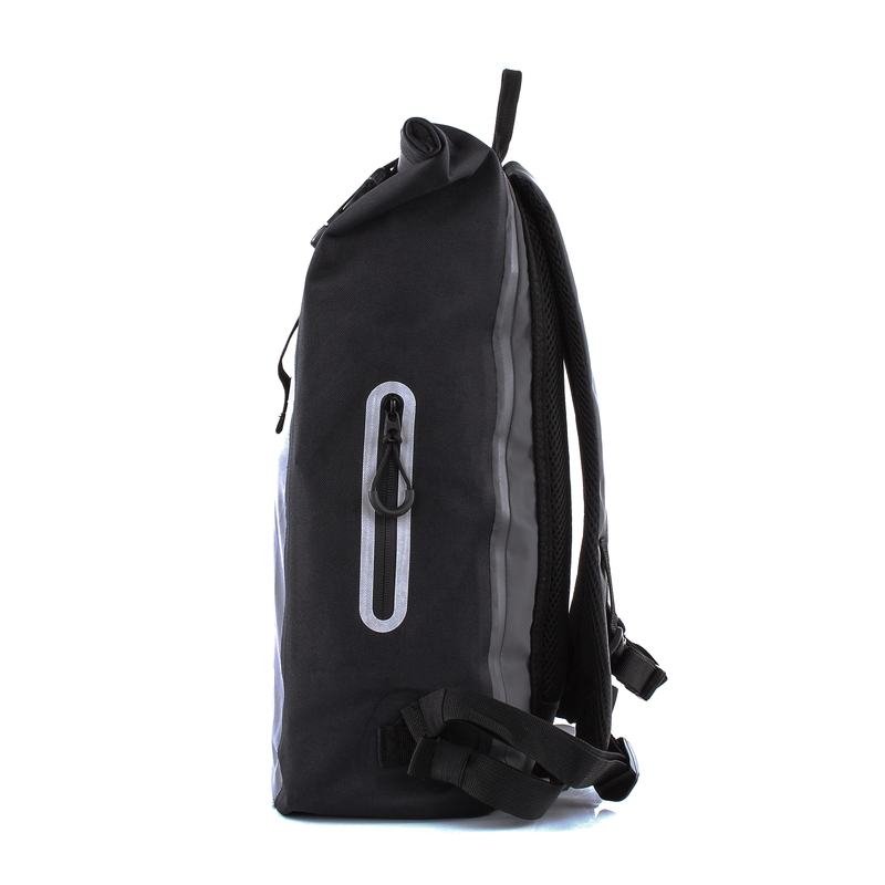 Sac à dos étanche MotoZem noir-gris