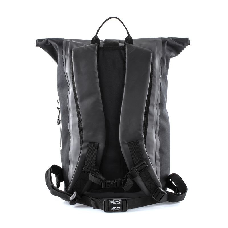 Sac à dos étanche MotoZem noir-gris