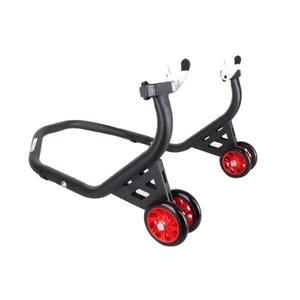 Béquille arrière de moto avec roues R-TECH EVO