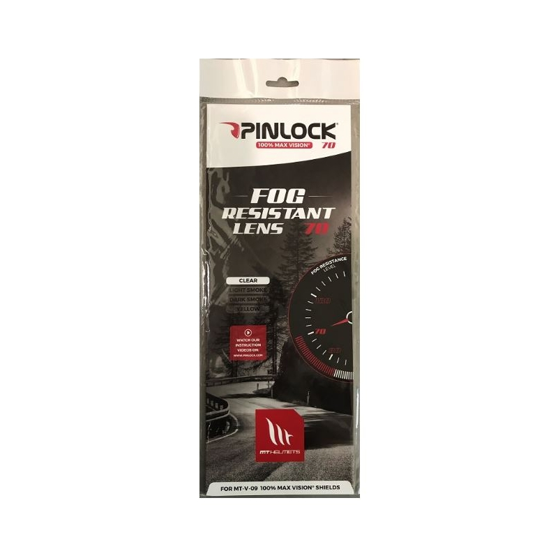 Pinlock pour casque MT-V-09 transparent