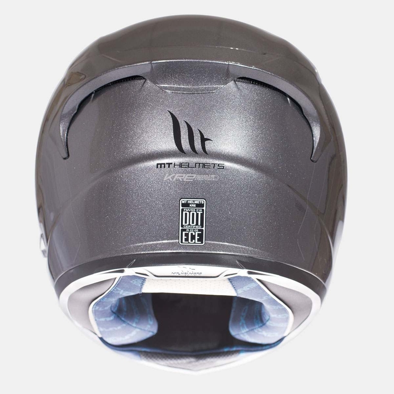 Casque moto intégral MT Kre SV Titanium soldes