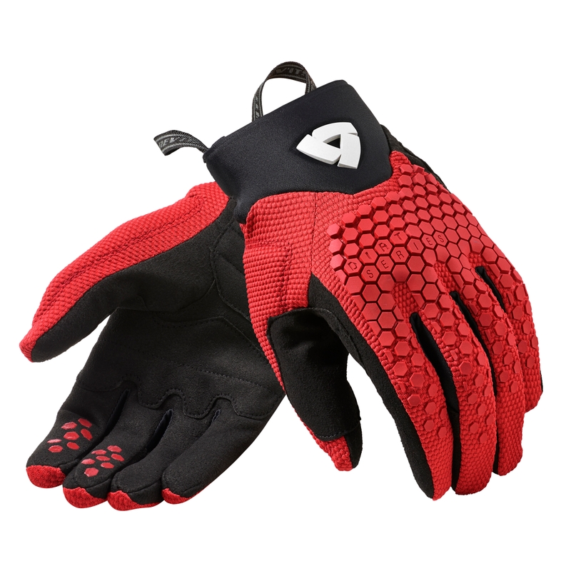 Gants moto Revit Massif rouge