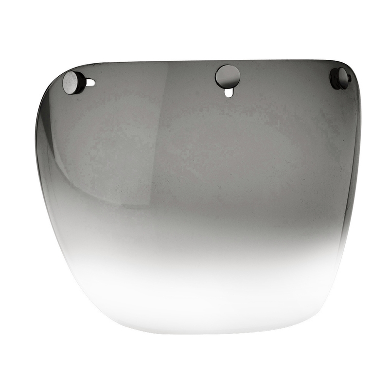 Ecran plexi transparent avec barre solaire pour casque Cassida Oxygen