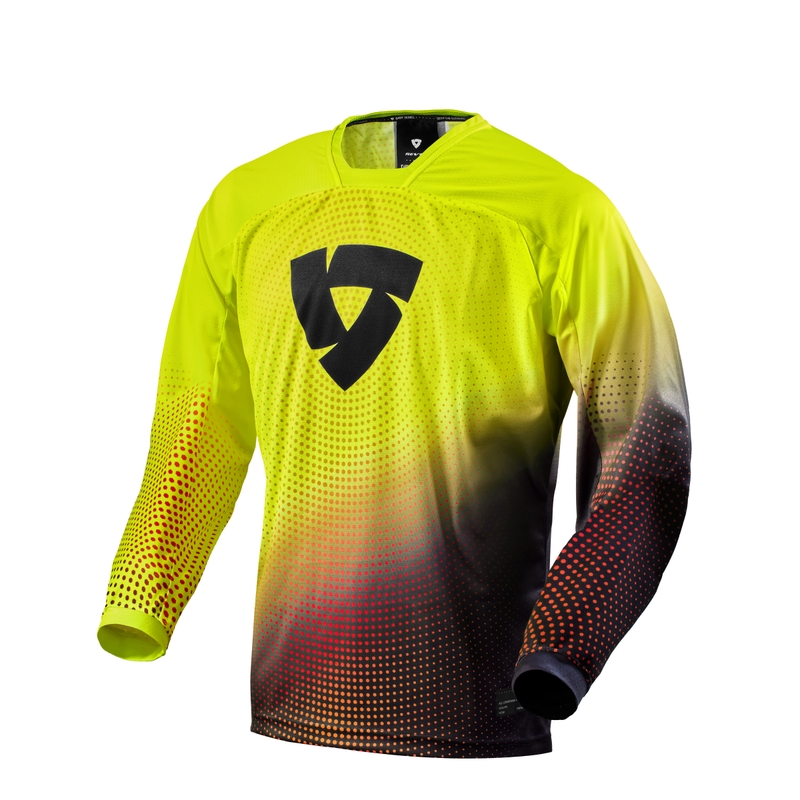 Maillot de motocross Revit Seeker jaune soldes