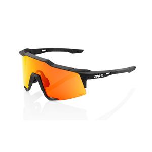 Lunettes de soleil 100% SPEEDCRAFT noir mat (verre rouge HIPER)