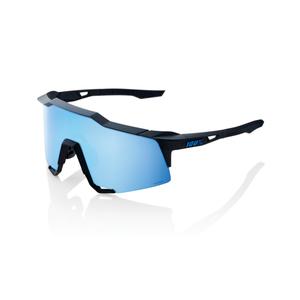 Lunettes de soleil 100% SPEEDCRAFT Matte Black (verre bleu HIPER)