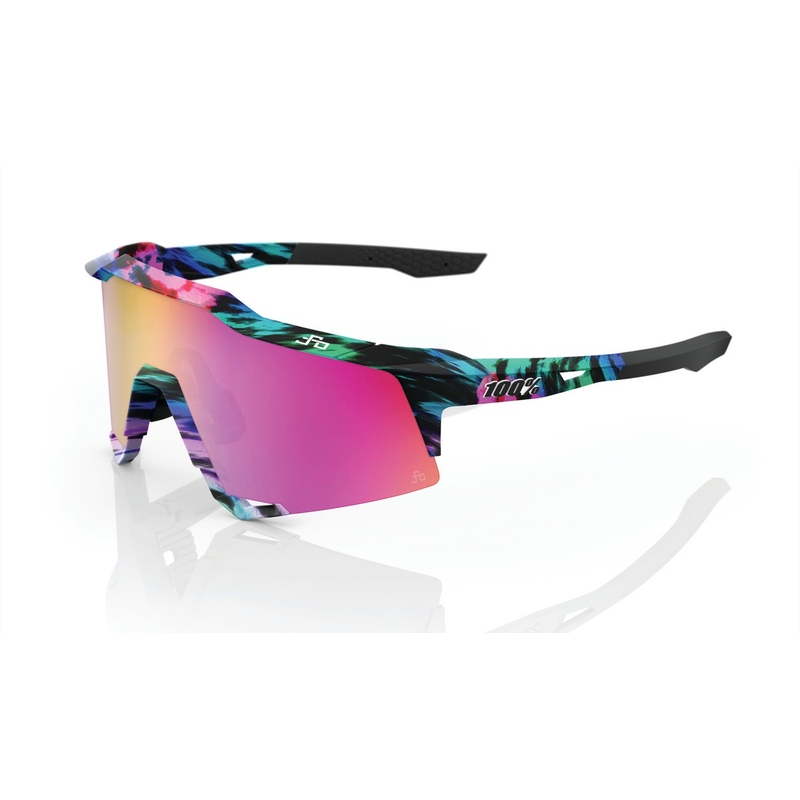 Lunettes de soleil 100% SPEEDCRAFT Peter Sagan LE Soft multicolore (verre violet)