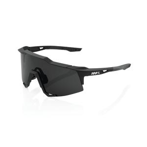 100% SPEEDCRAFT Lunettes de soleil Soft Tact Black (verre fumé)