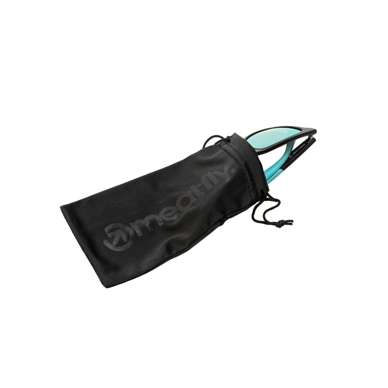 Lunettes de soleil Meatfly Clutch 2 noir-turquoise