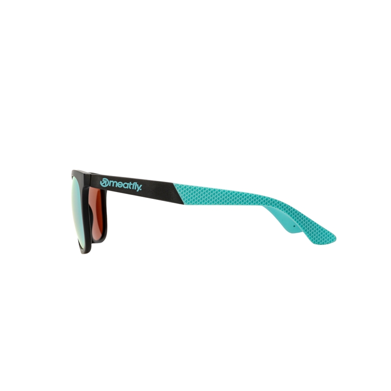 Lunettes de soleil Meatfly Clutch 2 noir-turquoise