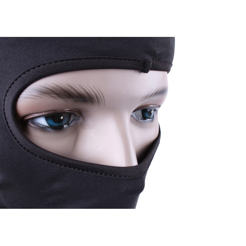 Capuche de casque MotoZem, noire