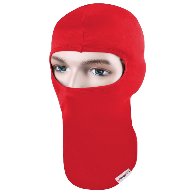 Cagoule de casque MotoZem rouge