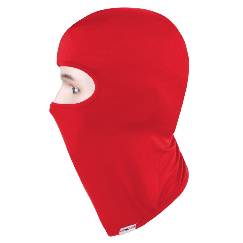 Cagoule de casque MotoZem rouge