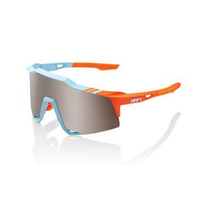 Lunettes de soleil 100% SPEEDCRAFT Soft Tact Two Tone bleu-orange (verre argenté HIPER)