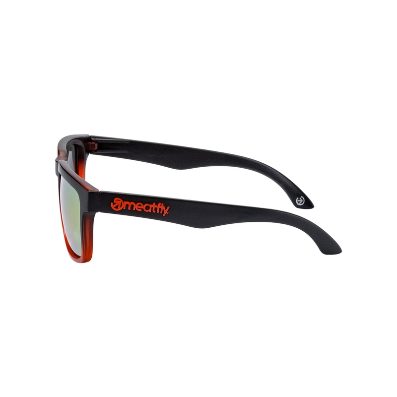 Lunettes de soleil noires et rouges Meatfly Memphis