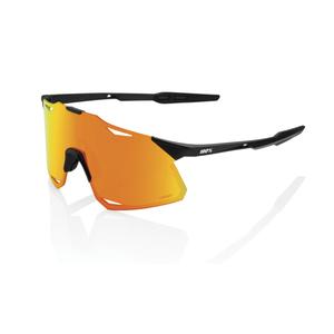 Lunettes de soleil 100% HYPERCRAFT noir mat (verre rouge HIPER)