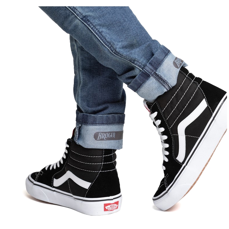 Jeans moto BROGER Ohio bleu pour femmes soldes