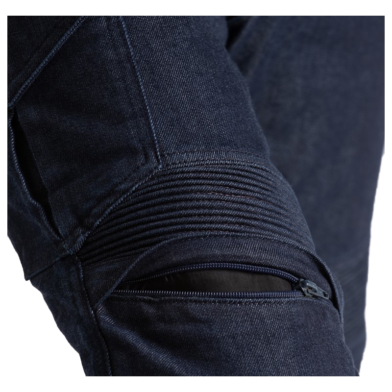 Jeans moto bleu foncé BROGER Ohio soldes