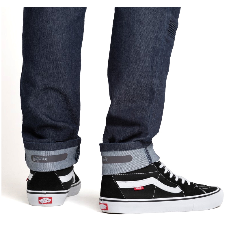 Jeans moto bleu foncé BROGER Ohio soldes