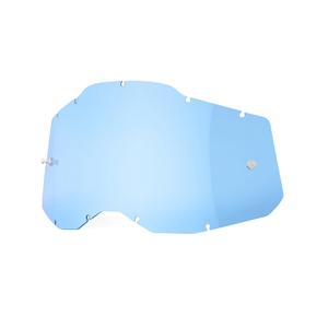 Plexi 100% Racecraft 2/Accuri 2/Strata 2 bleu (Anti-brouillard)