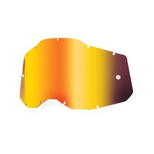Plexi 100% Racecraft 2/Accuri 2/Strata 2 rouge miroir (Anti-buée)