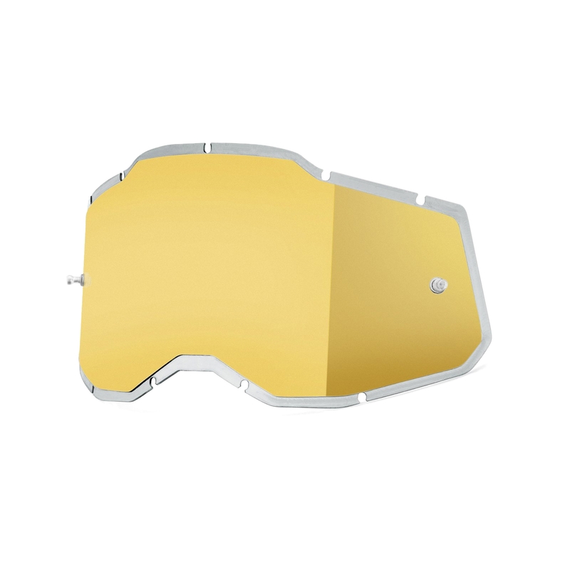 Plexi 100% injecté Racecraft 2/Accuri 2/Strata 2 miroir doré (anti-buée)
