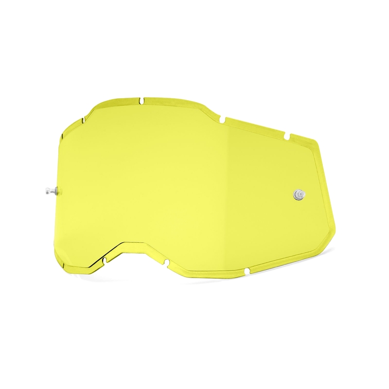 Plexi 100% injecté Racecraft 2/Accuri 2/Strata 2 jaune (Anti-brouillard)