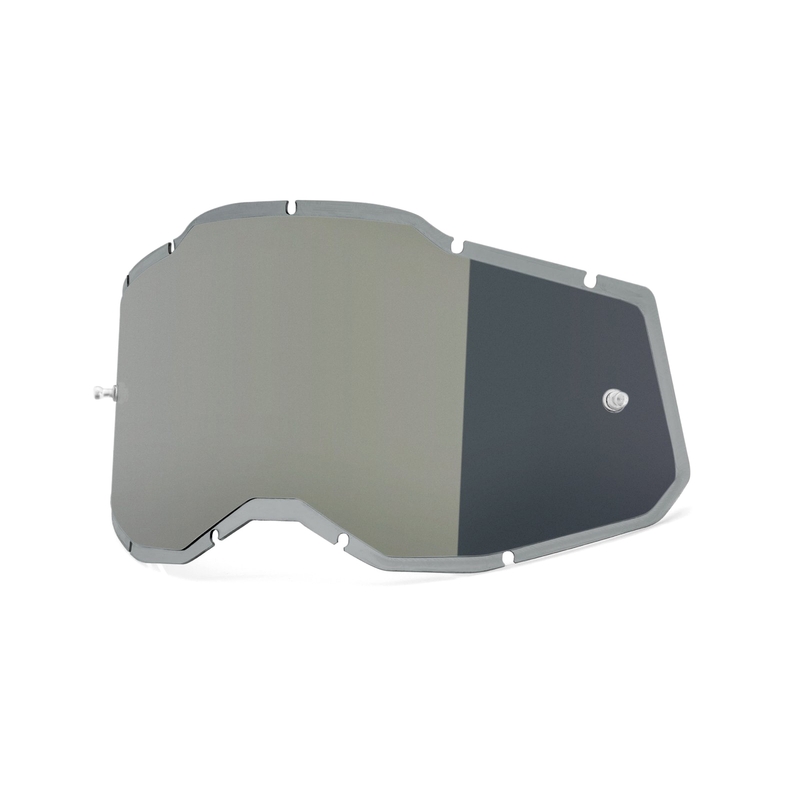 Plexi 100% injecté Racecraft 2/Accuri 2/Strata 2 gris miroir (Anti-buée)