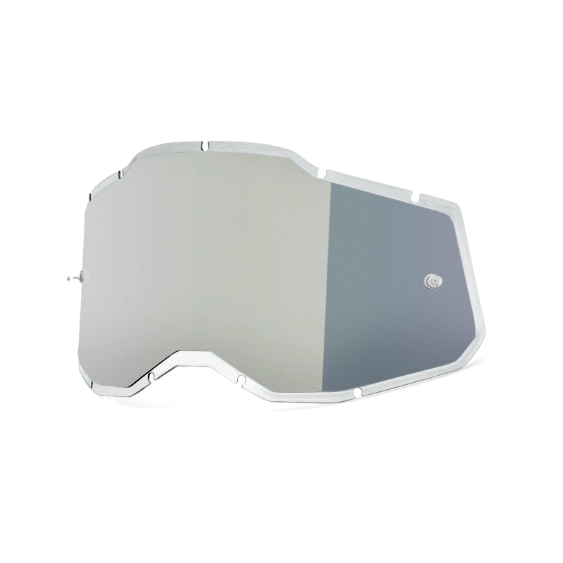 Plexi 100% injecté Racecraft 2/Accuri 2/Strata 2 miroir argenté (Anti-buée)