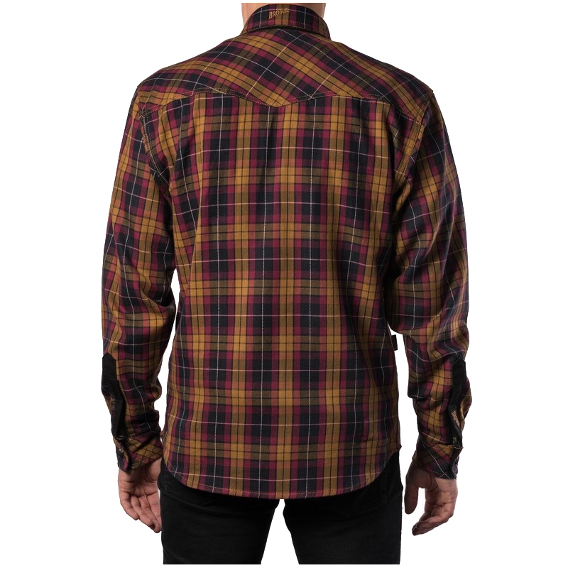 BROGER Chemise moto caramel Alaska soldes