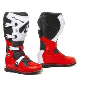 Bottes de moto Forma Terrain Evolution TX rouge et blanc