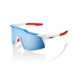 Lunettes de soleil 100% SPEEDCRAFT TotalEnergies Team rouge-blanc-bleu (verre bleu HIPER)