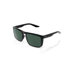Lunettes de soleil 100% RENSHAW noires (verres verts)
