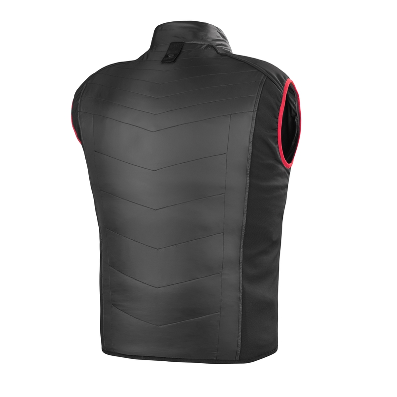 Gilet Shima Powerheat noir-rouge