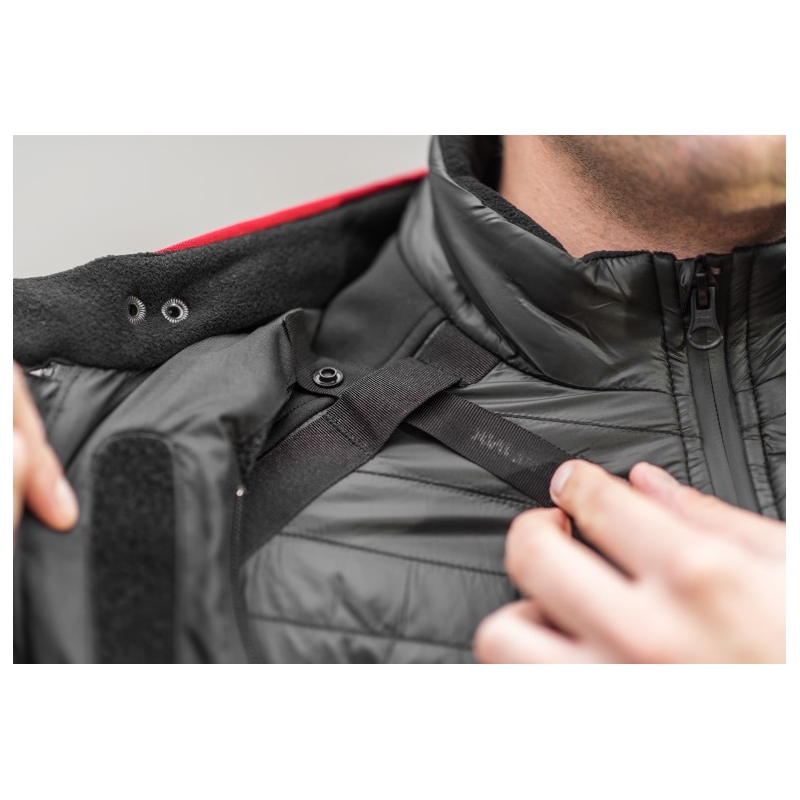Gilet Shima Powerheat noir-rouge