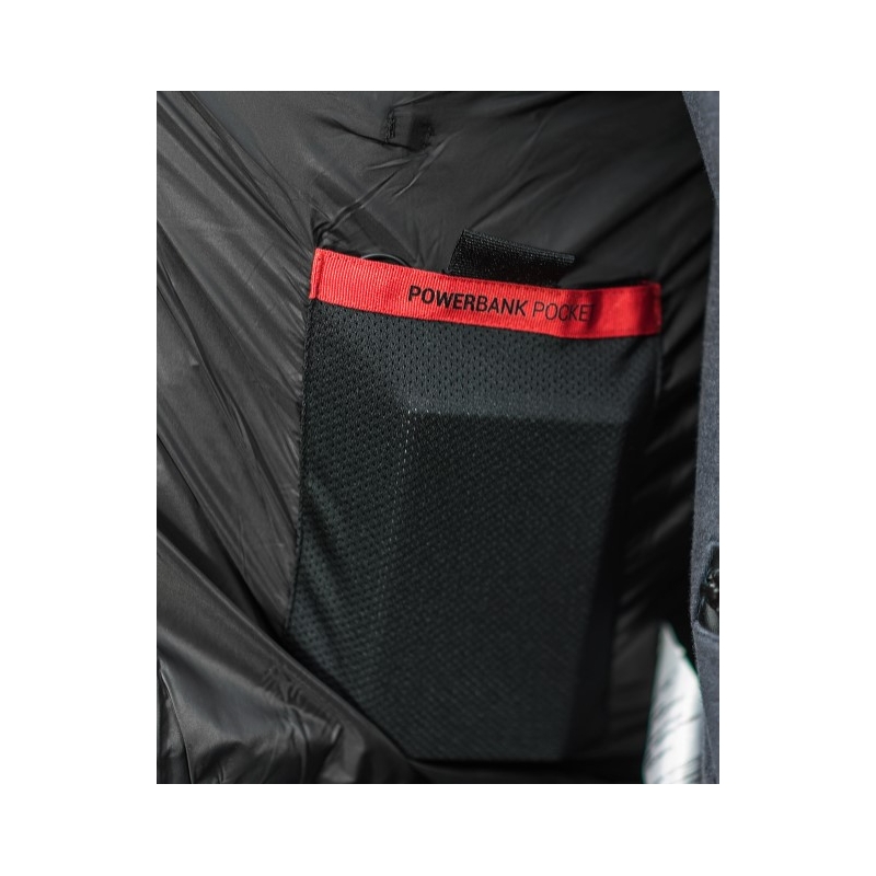 Gilet Shima Powerheat noir-rouge