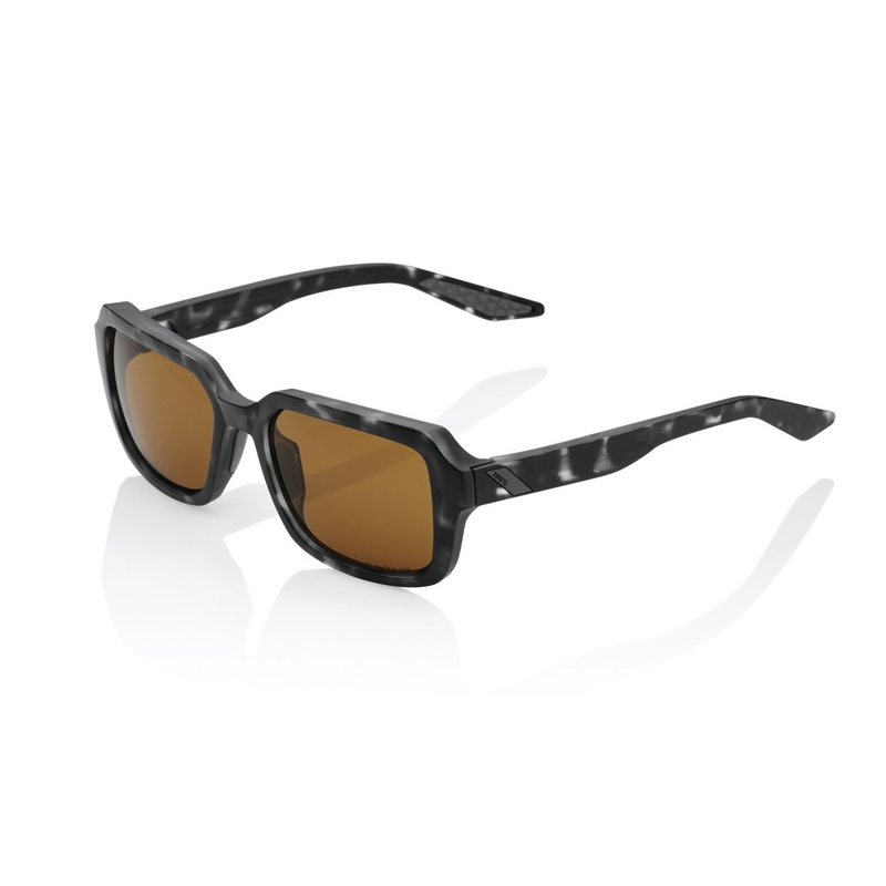 Lunettes de soleil 100% RIDELEY Matte Black Havana Grey (Bronze Glasses)