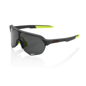 Lunettes de soleil 100% S2 Soft Tact Cool Grey (verre fumé)