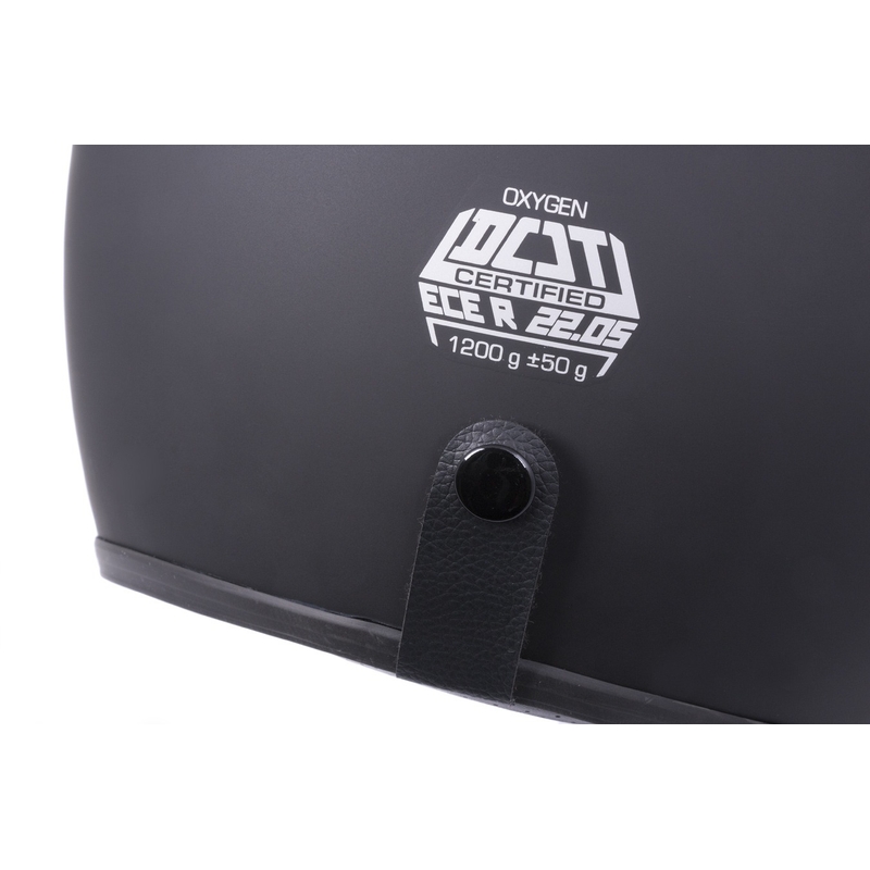 Casque moto ouvert Cassida Oxygen noir mat