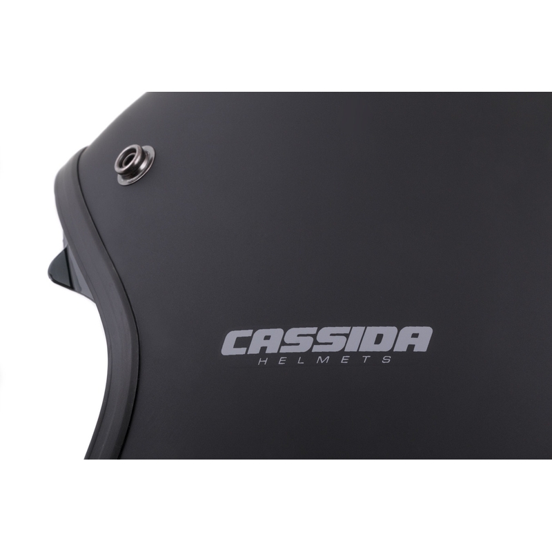 Casque moto ouvert Cassida Oxygen noir mat