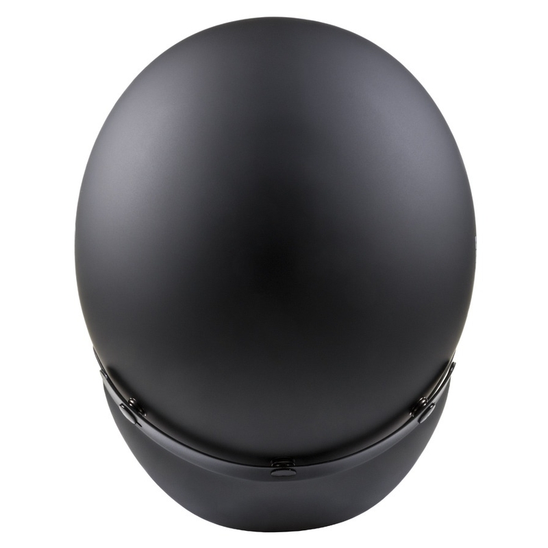 Casque moto ouvert Cassida Oxygen noir mat
