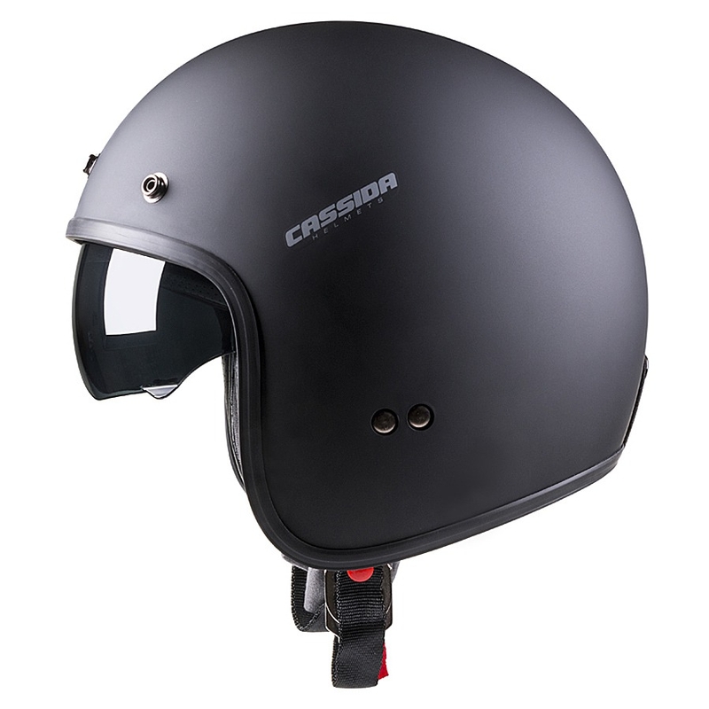 Casque moto ouvert Cassida Oxygen noir mat