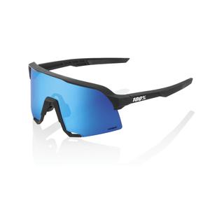 Lunettes de soleil 100% S3 Matte Black noir (verre bleu HIPER)