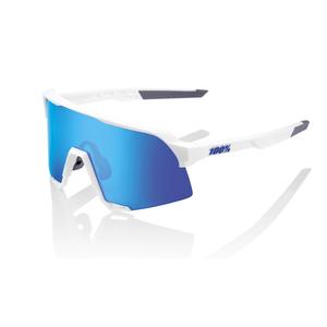 Lunettes de soleil 100% S3 Matte White blanc (verre bleu HIPER)