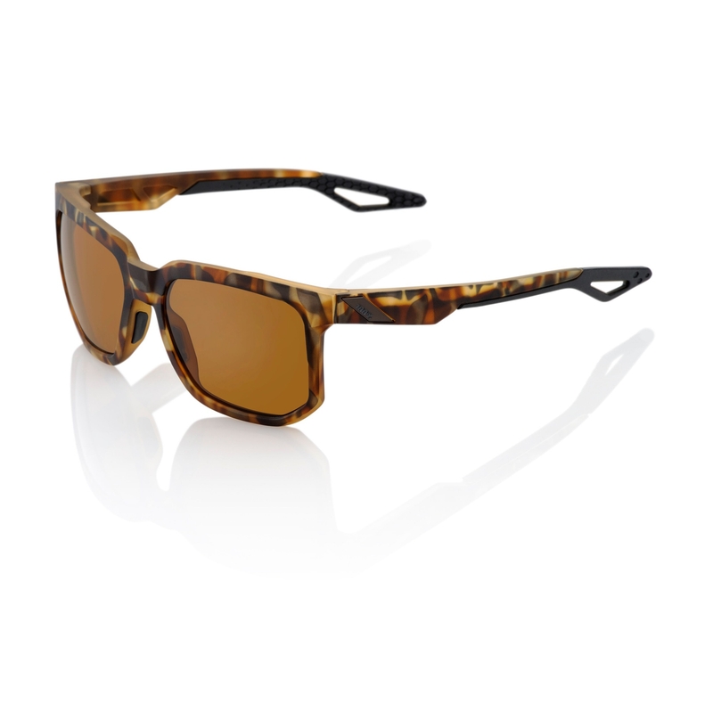 Lunettes de soleil 100% CENTRIC Soft Tact Havana brown (lentilles bronze)