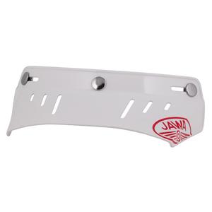 Visière plate pour casque Cassida Oxygen Jawa blanc